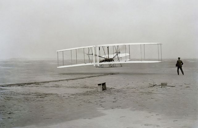 Wright Bros first successful flight 1903