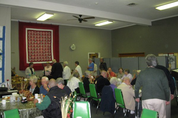 the orderly refreshments line