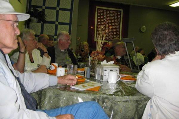 a table of valued volunteers