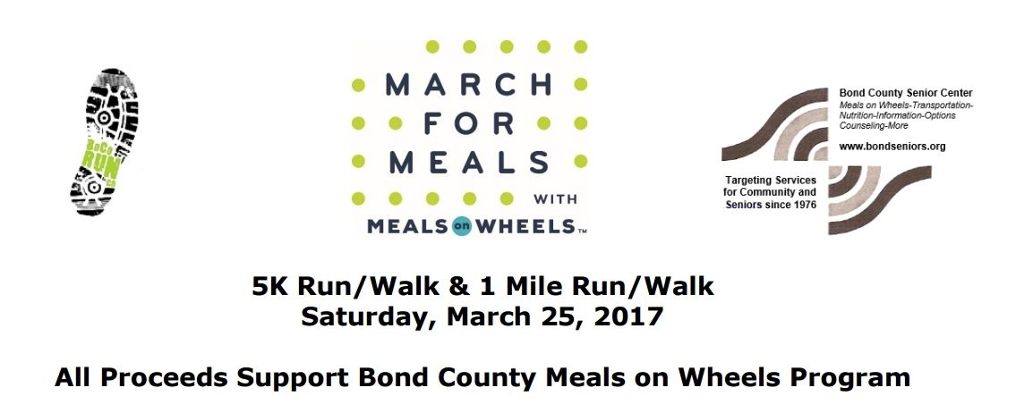5K Run/Walk & 1 Mile Run/Walk Saturday, March 25, 2017