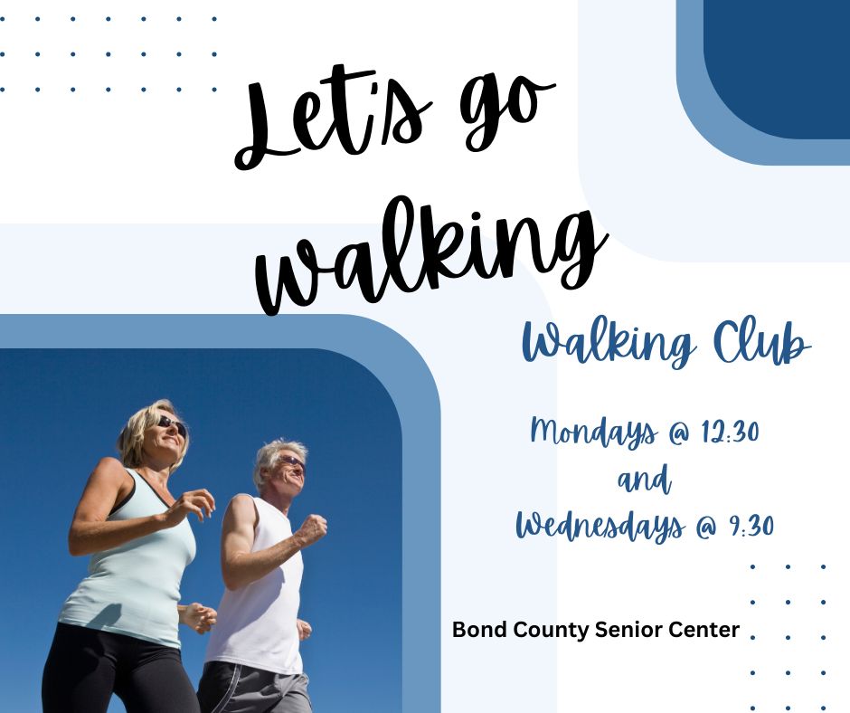 Senior Center Walking Club info flier